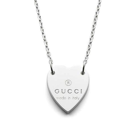 YBB223512001 Gucci / Trademark / collana cuore / argento 